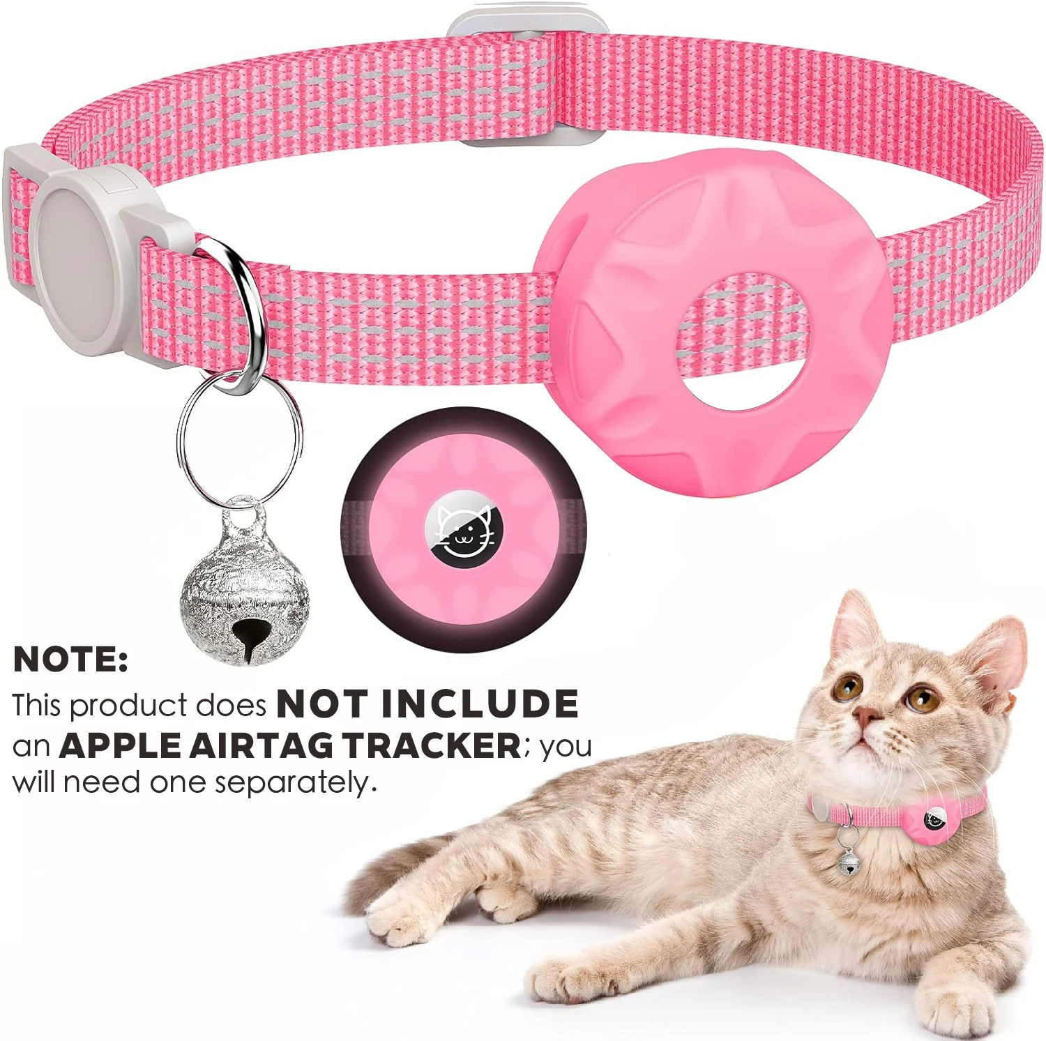 Collier AirTag réfléchissant pour chat – Image 16