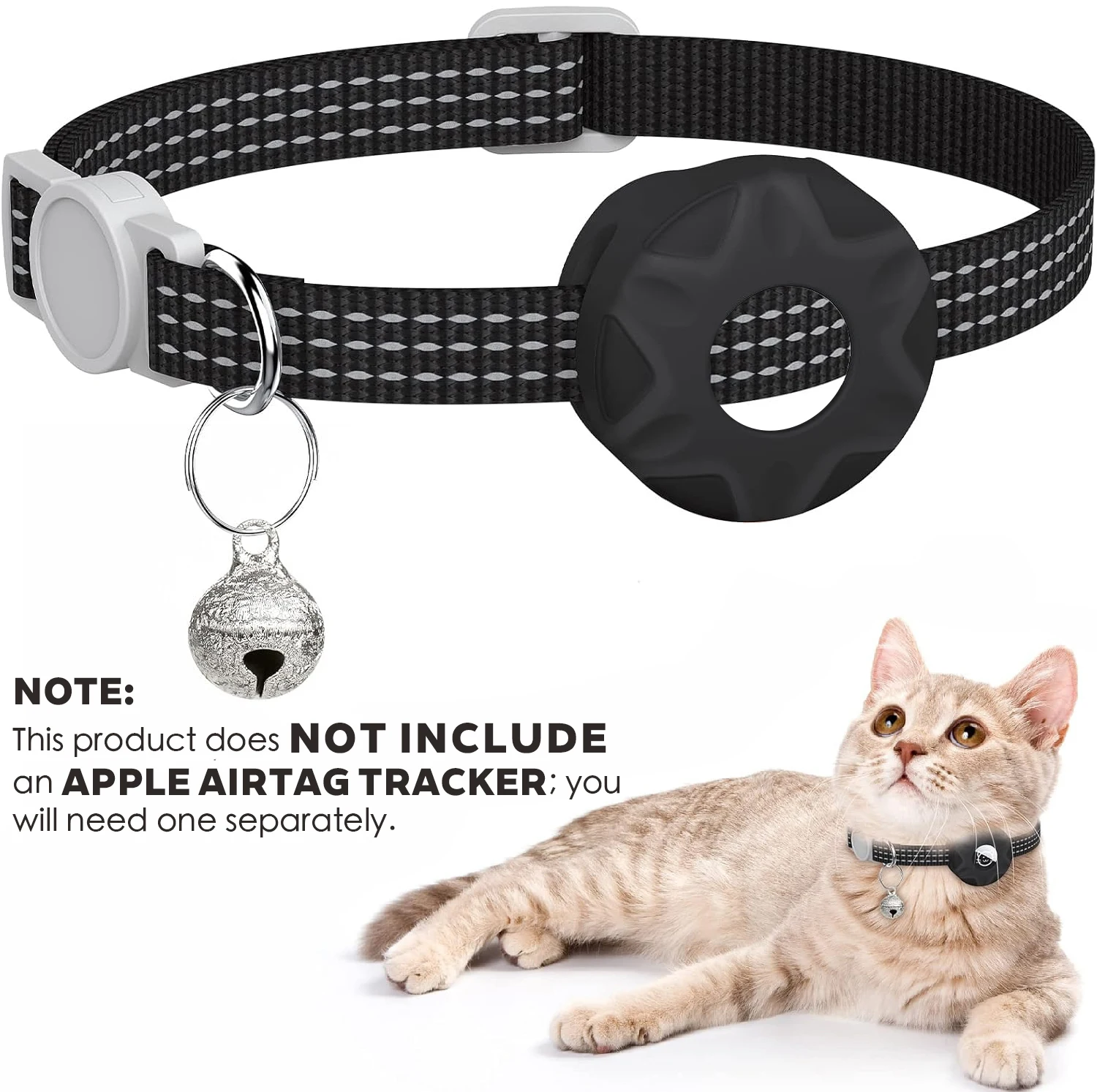 Collier AirTag réfléchissant pour chat – Image 8