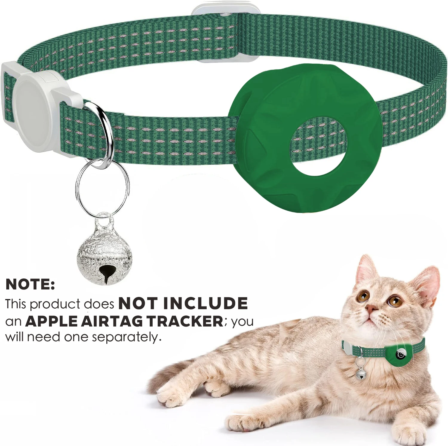 Collier AirTag réfléchissant pour chat – Image 7