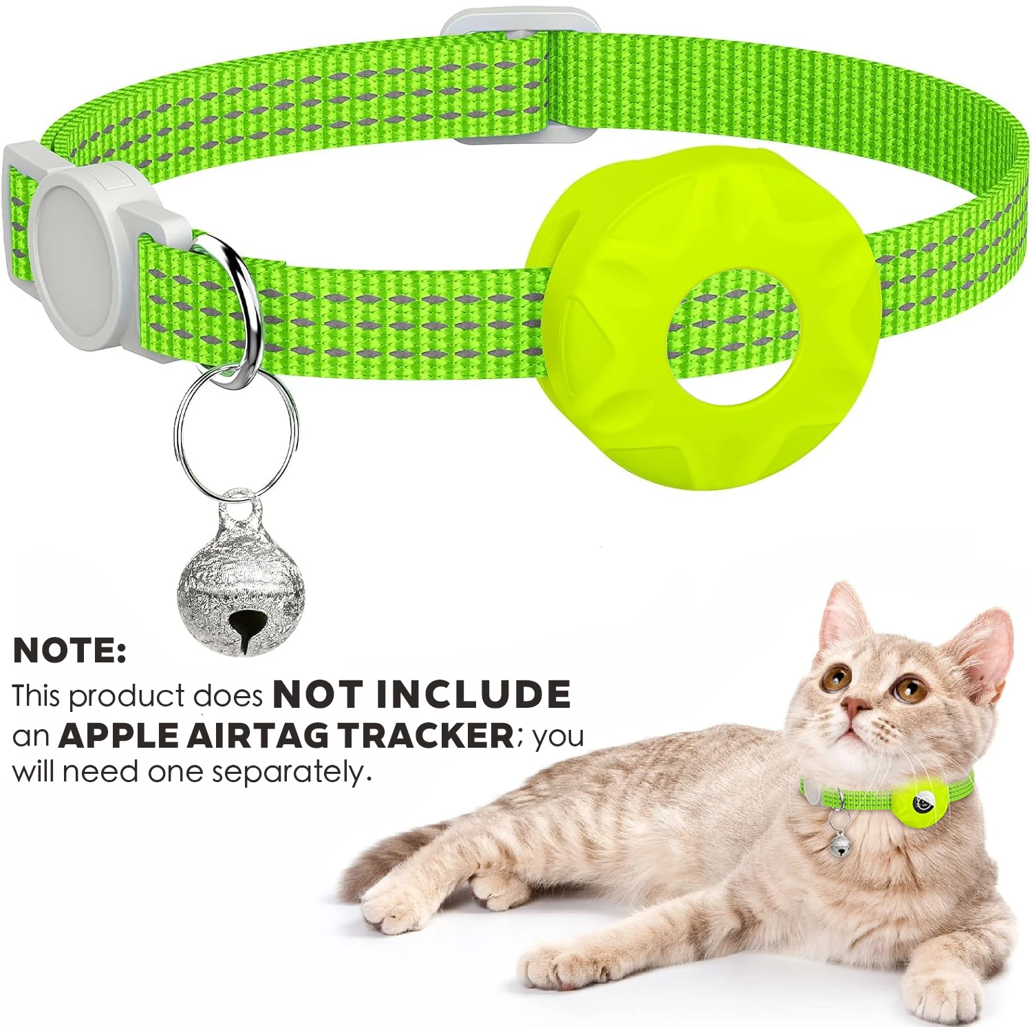 Collier AirTag réfléchissant pour chat – Image 9
