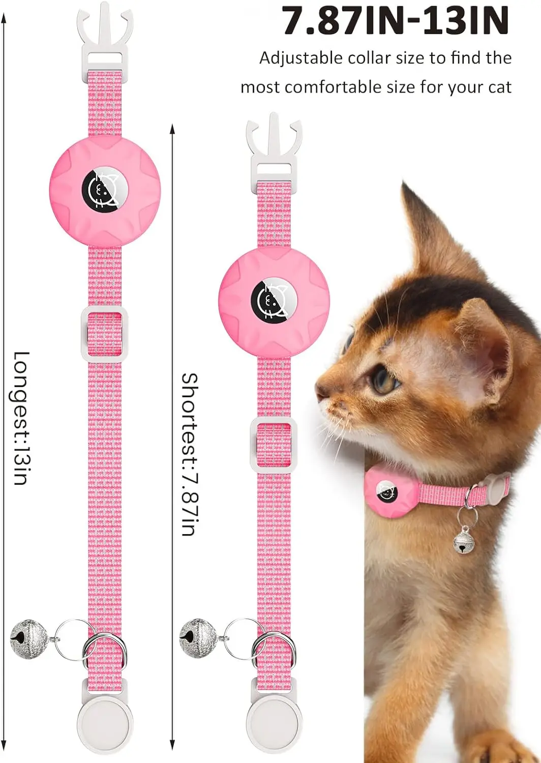 Collier AirTag réfléchissant pour chat – Image 4