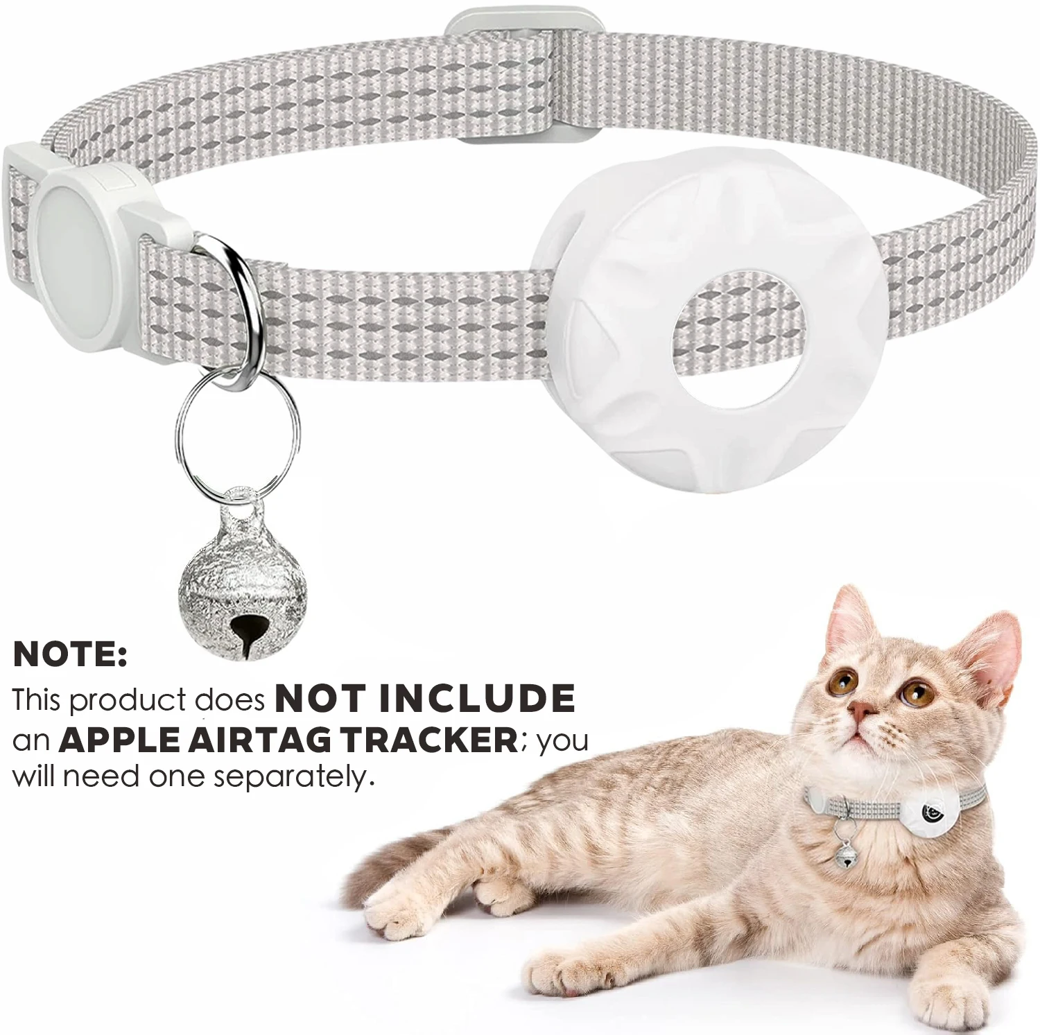 Collier AirTag réfléchissant pour chat – Image 15