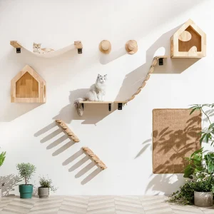 Arbre à chat avec escalier