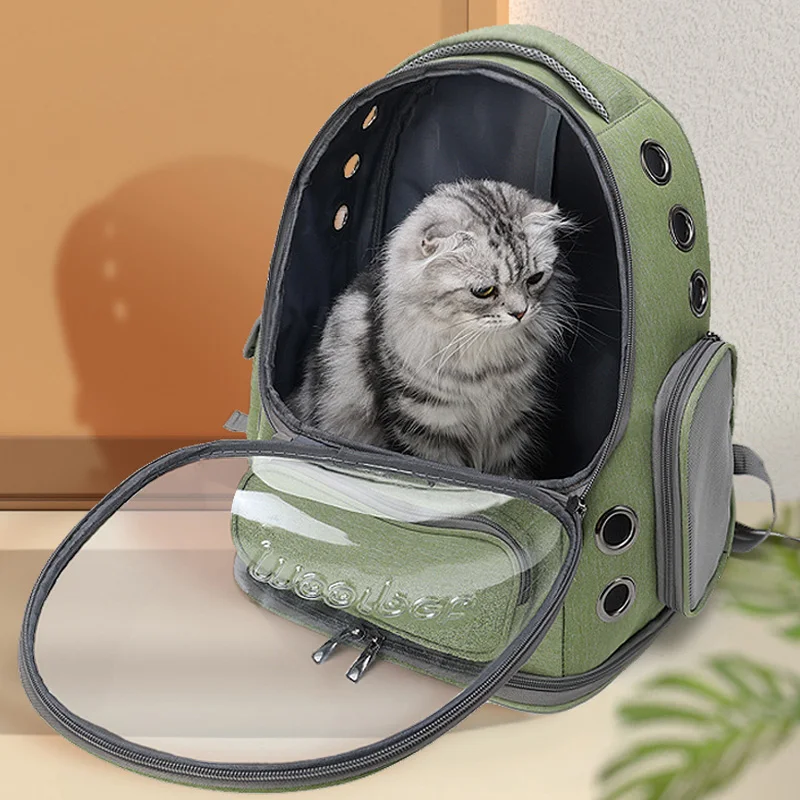 Sac de transport transparent pour chat – Image 4