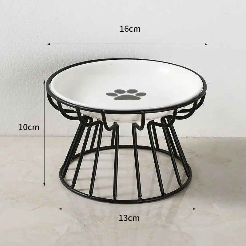 Gamelle surélevée en céramique pour chat – Image 9