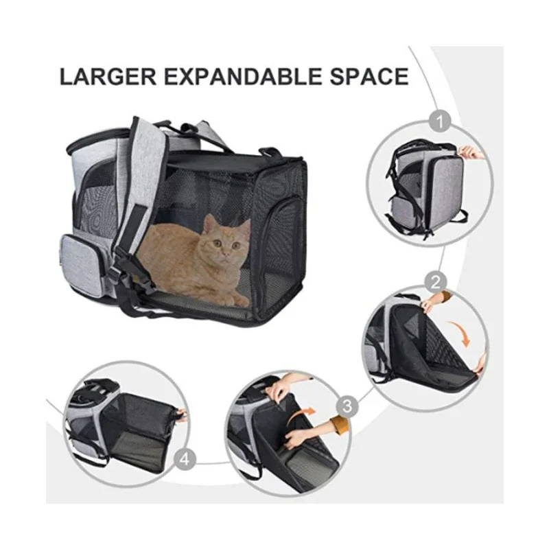 Sac à dos extensible et pliable pour chat – Image 4