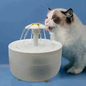 Fontaine à eau USB silencieuse pour chat (1,2L)