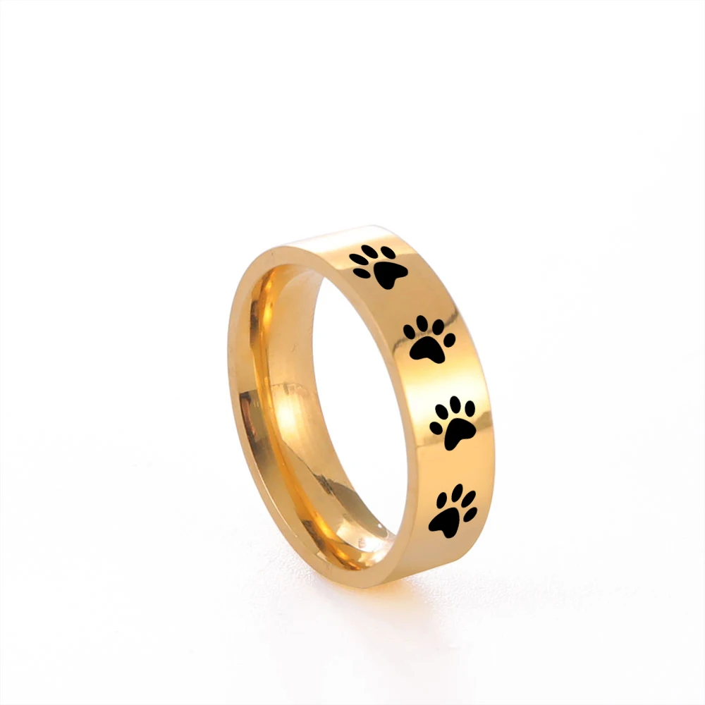 Bague patte de chat en acier – Image 8