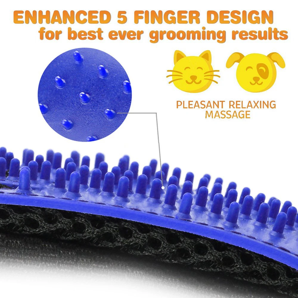 Gant de massage et brosse anti-poils pour chat – Image 3