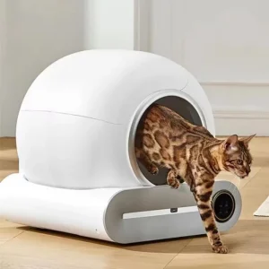 Bac à litière intelligent automatique pour chat