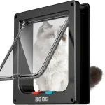 Porte pour chat à verrouillage 4 positions