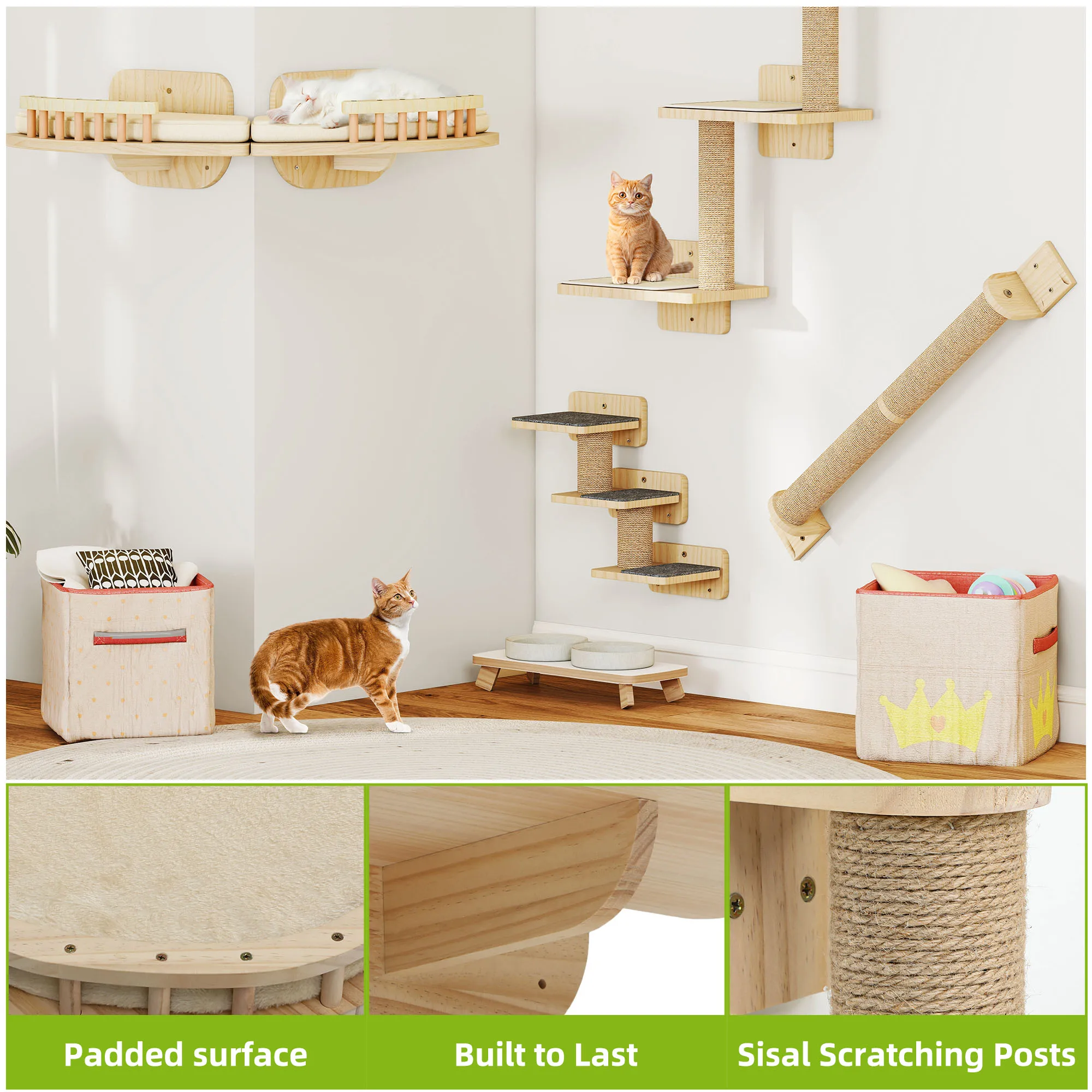 Étagères murales multi-jeux pour chat – Image 5