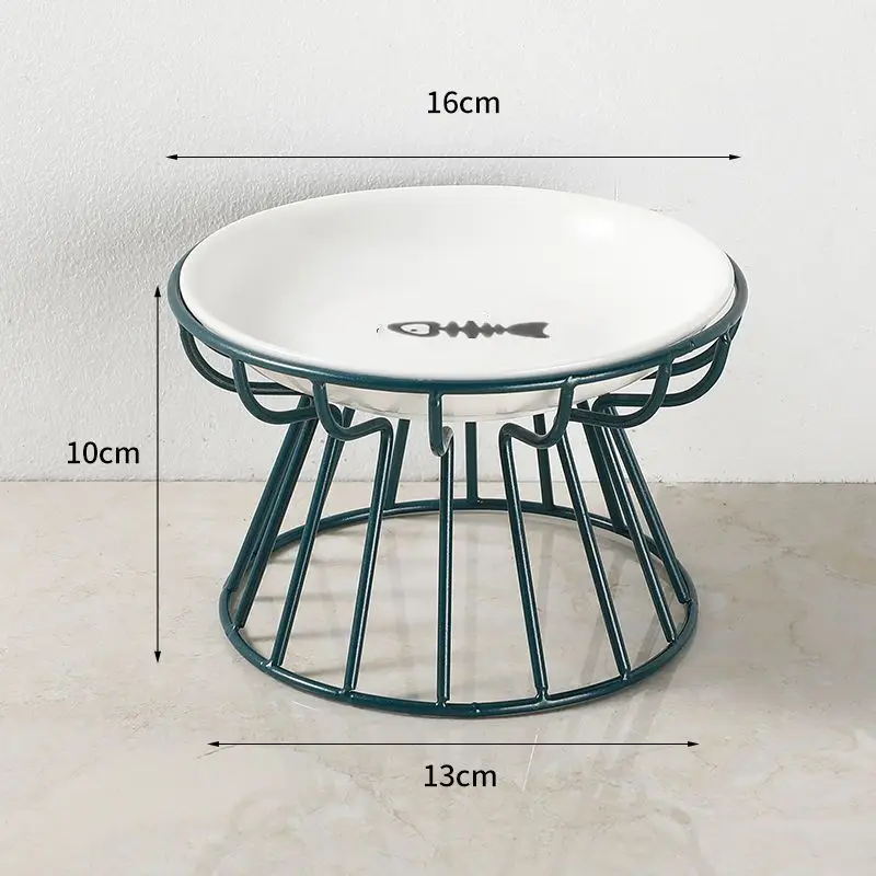 Gamelle surélevée en céramique pour chat – Image 11
