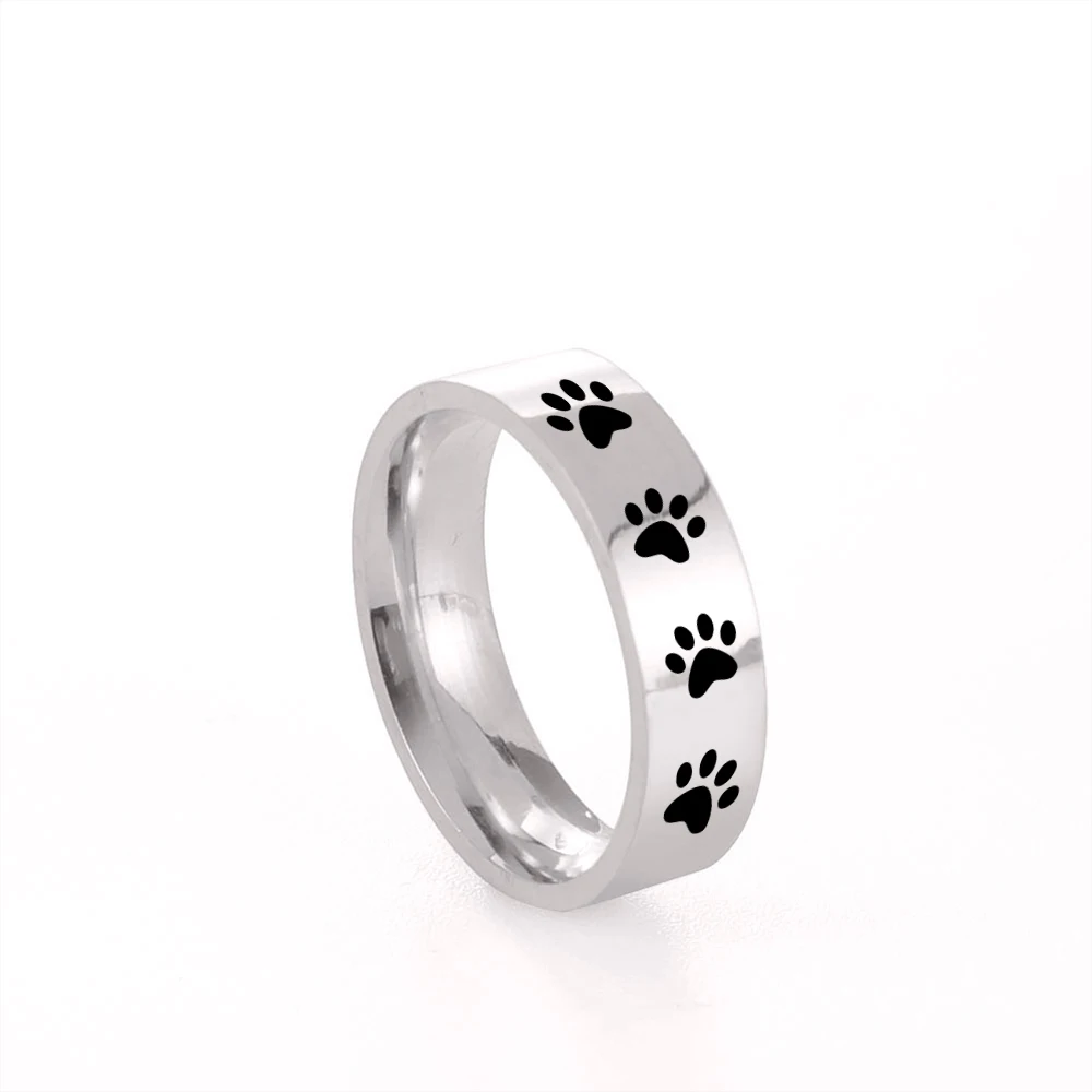 Bague patte de chat en acier – Image 10