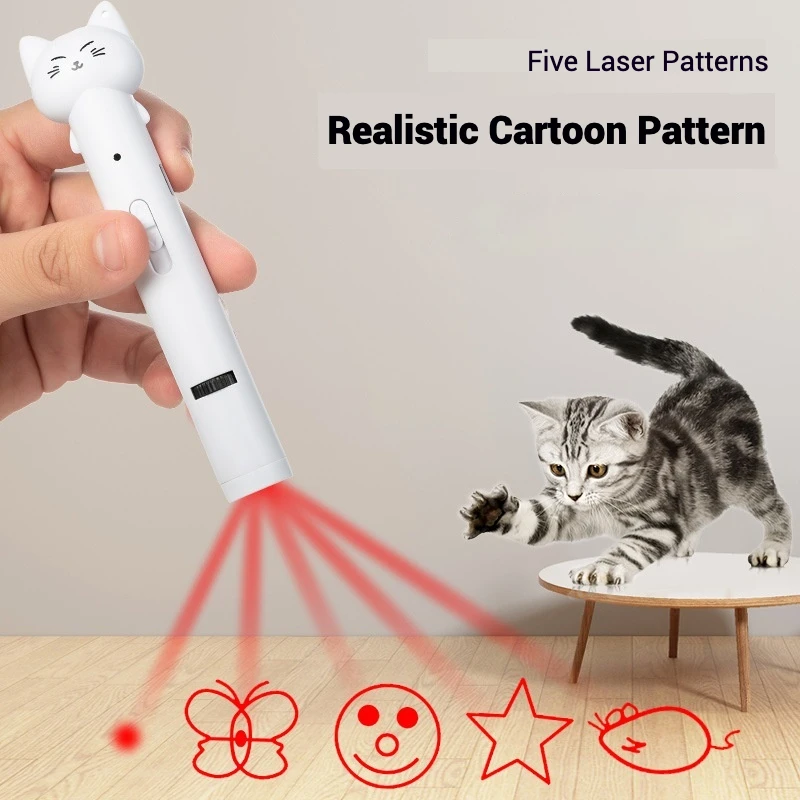 Jouet laser USB rechargeable pour chat