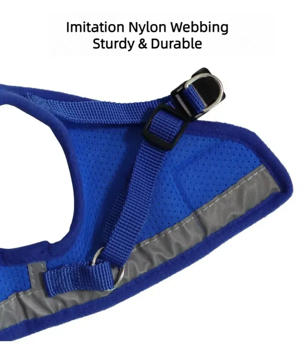 Harnais réfléchissant anti-fugue pour chat – Image 17