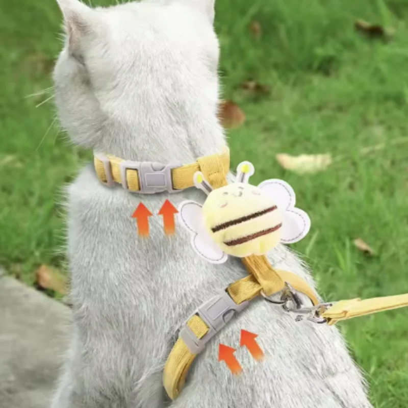 Harnais et laisse réglables pour chat – Image 2