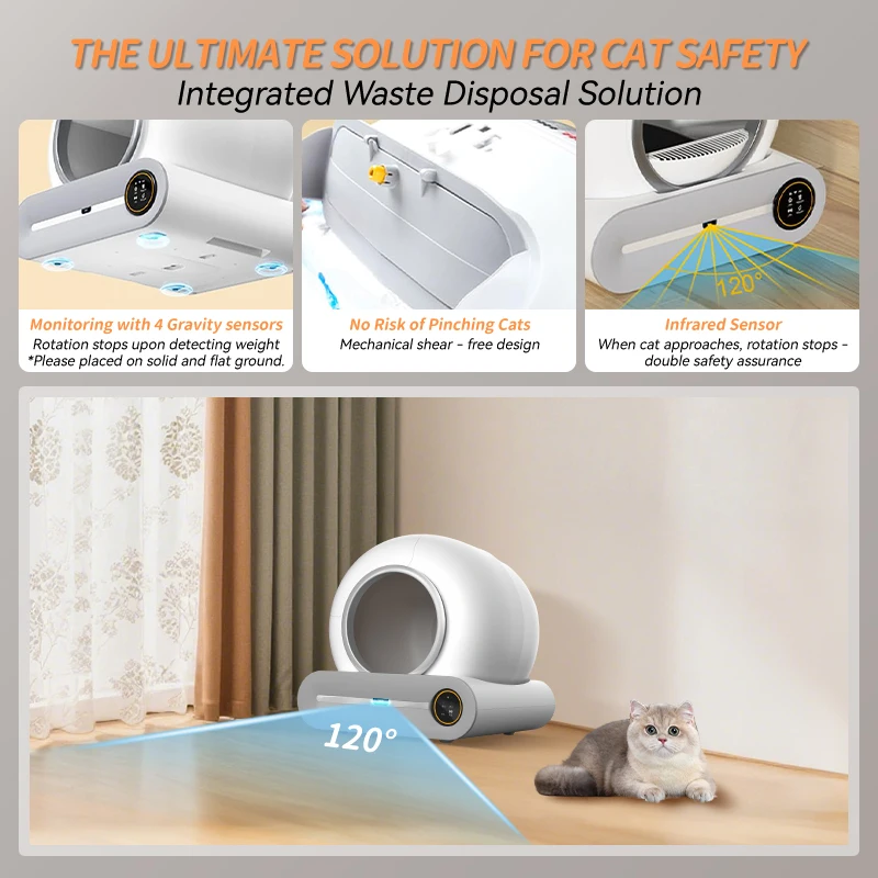 Bac à litière autonettoyant + fontaine 3L – Image 4