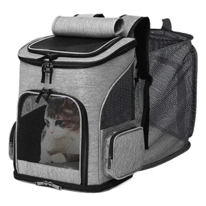 Sac à dos extensible et pliable pour chat