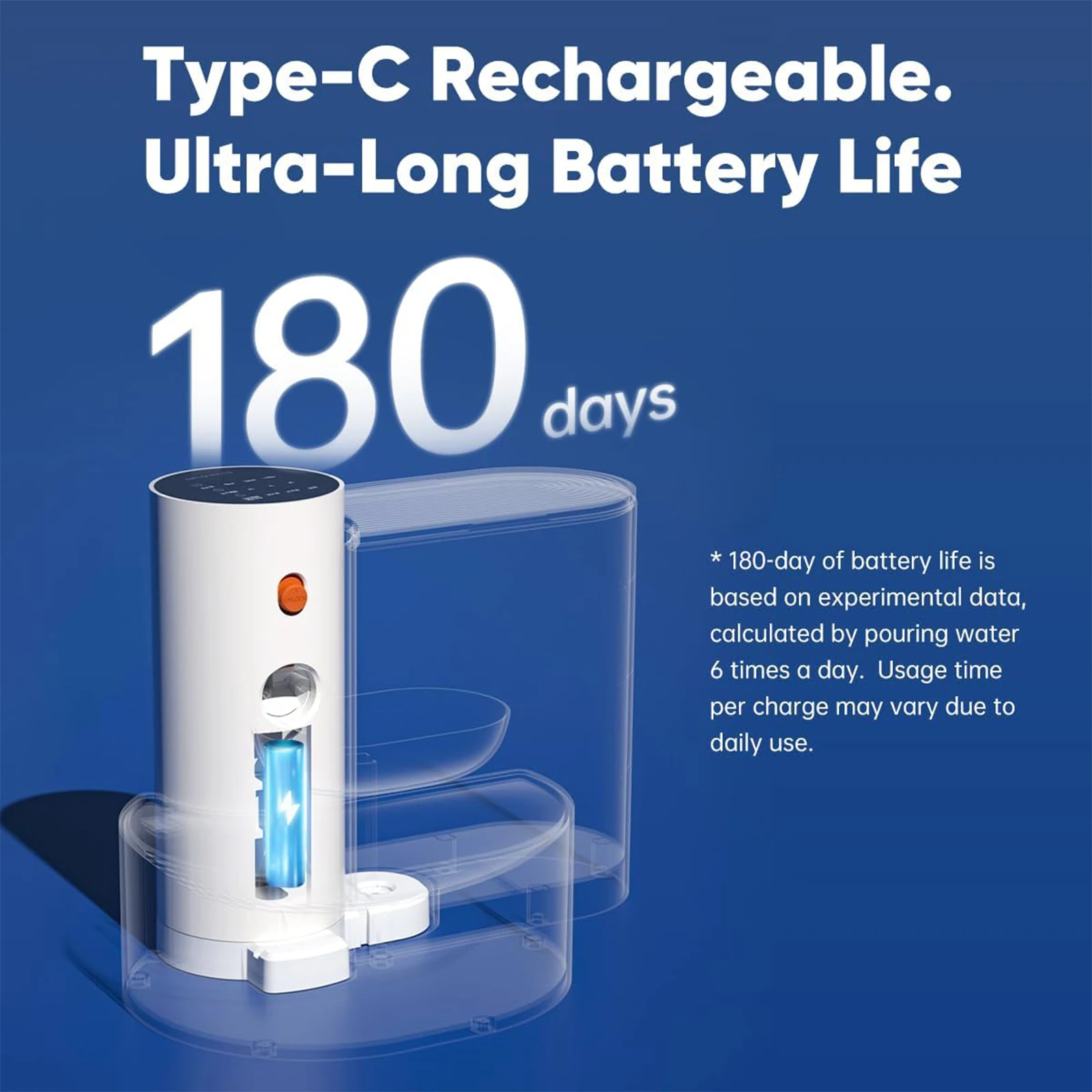 Bac à litière autonettoyant + fontaine 3L – Image 2