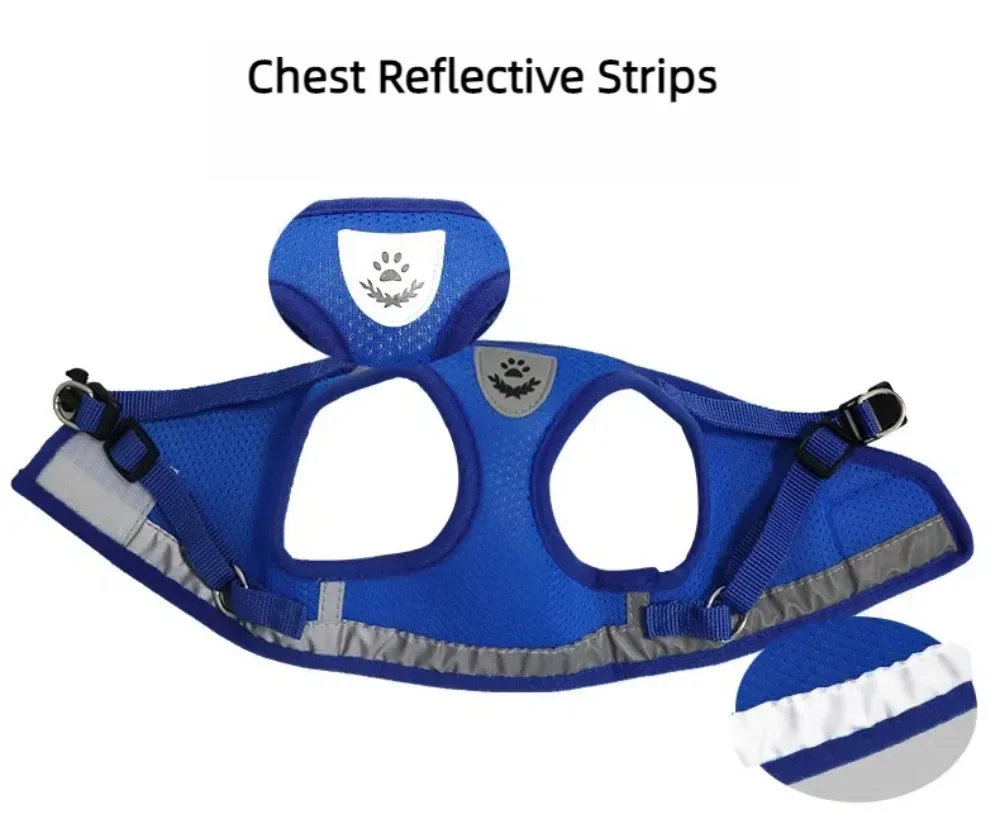 Harnais réfléchissant anti-fugue pour chat – Image 20