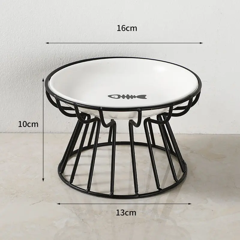 Gamelle surélevée en céramique pour chat – Image 8