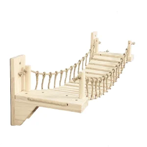 Pont mural en sisal pour chat