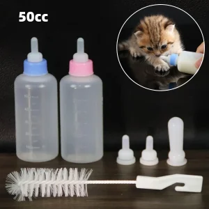 Biberon silicone 50 ml pour chaton