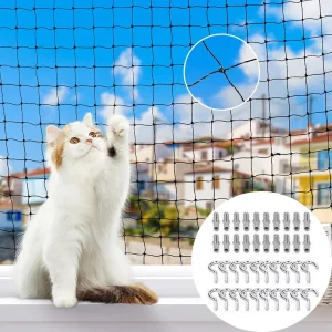 Filet de sécurité balcon anti-chute pour chat