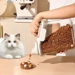 Seau hermétique de rangement pour croquettes