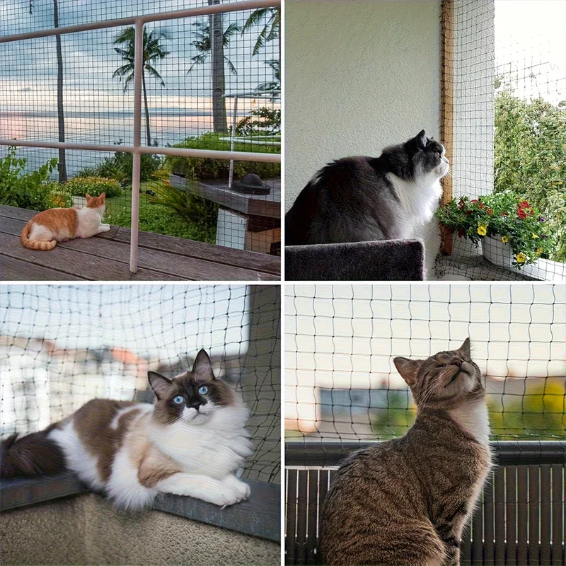 Filet de sécurité balcon anti-chute pour chat – Image 9