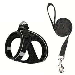 Harnais réfléchissant en maille pour chaton