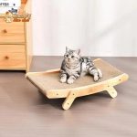La planche à gratter 3 en 1 Griffoir, Lit, Jouet - pour Chat - Grat’Minou™ - Pour toi Mon chat