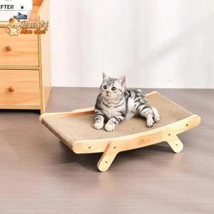 La planche à gratter 3 en 1 Griffoir, Lit, Jouet - pour Chat - Grat’Minou™ - Pour toi Mon chat