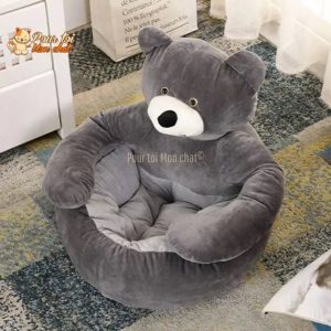 NICHE EN PELUCHE OURSON POUR CHAT - OURSàCHAT™ - Pour toi Mon chat