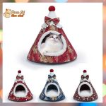 Noël Sapin de Noël Or et Argent - Pour Chat - SapinVelours™ - Pour toi Mon chat