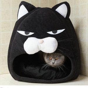 Panier grotte confortable pour chat Pour toi Mon chat
