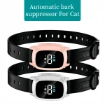 Collier anti-miaulement automatique rechargeable