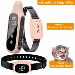 Collier anti-miaulement à vibration pour chat