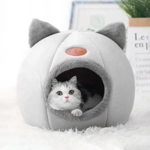 Niche douillette intérieure pour chat