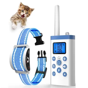 Collier anti-miaulement pour chat avec télécommande